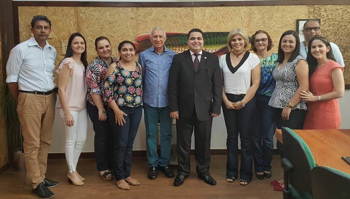 Equipe da UnATI recebeu o reitor da Ufam, professor Sylvio Puga, que apresentou proposta de parceria na área de estágio curricular